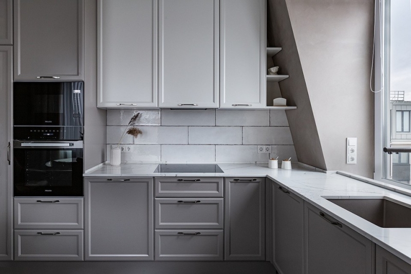 Интерьер вне времени: квартира 60,4 кв. м для семьи