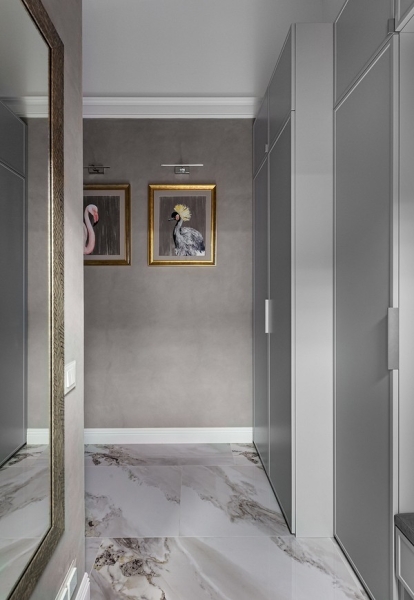 Интерьер вне времени: квартира 60,4 кв. м для семьи