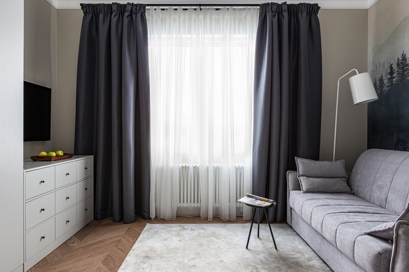 Интерьер вне времени: квартира 60,4 кв. м для семьи