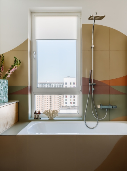 Яркая квартира 92 м² в Москве