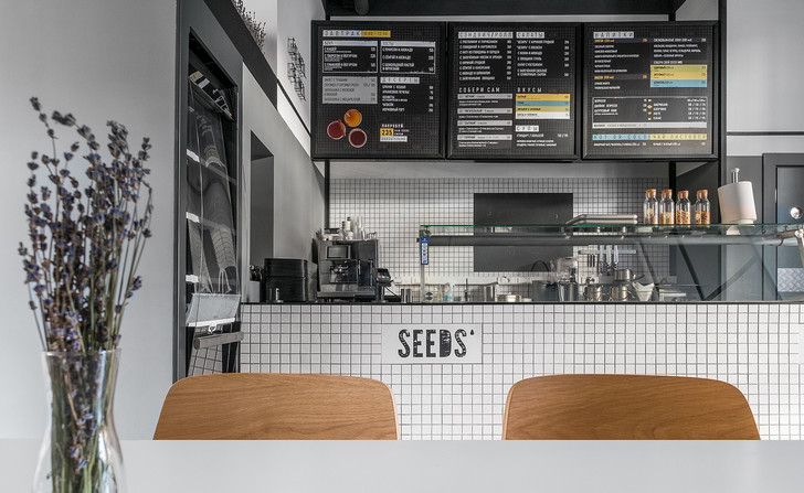 Кафе здорового питания Seeds: проект RE architectural studio