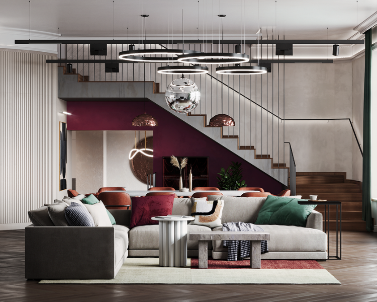 Как использовать в интерьере цвет года-2023 Pantone Viva Magenta: 4 совета от дизайнеров
