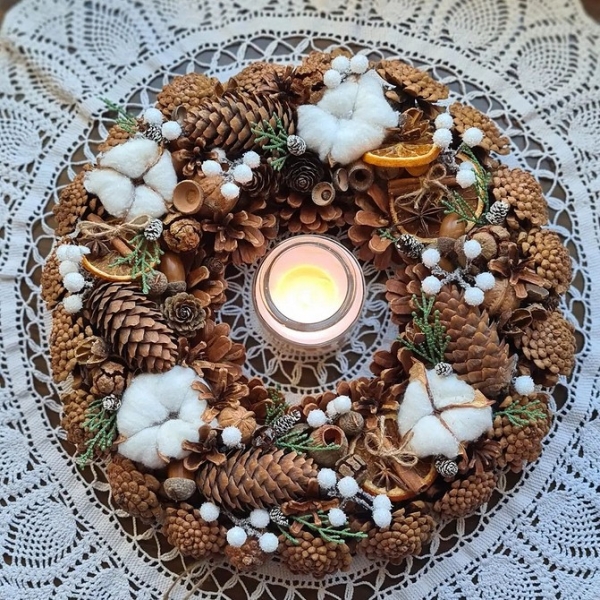 Как сделать новогодние композиции своими руками: идеи с видеоинструкциями и 62 фото