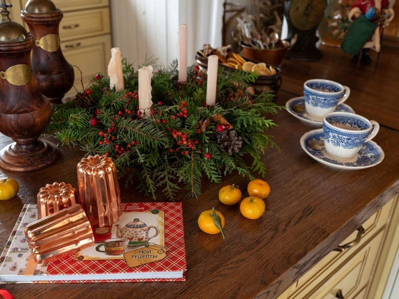 Как в сказке: волшебный новогодний декор небольшого деревенского дома 1967 года постройки