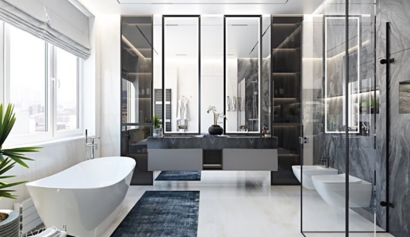 Коврик для туалета и ванной: материалы, правила выбора и 33 фото удачных решений