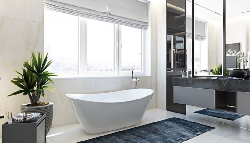 Коврик для туалета и ванной: материалы, правила выбора и 33 фото удачных решений