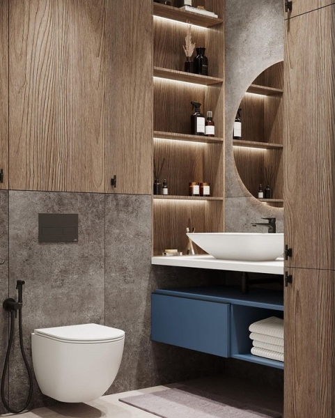 Коврик для туалета и ванной: материалы, правила выбора и 33 фото удачных решений