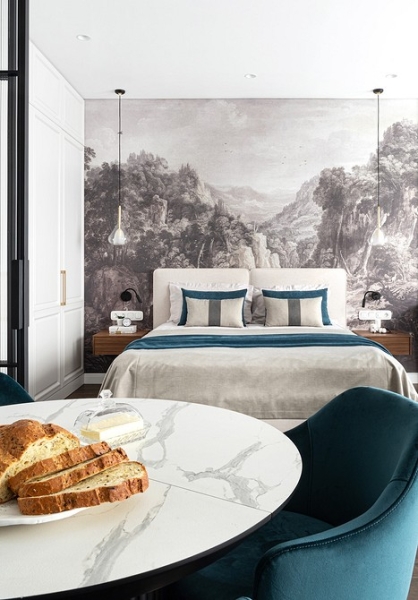 Кухня-гостиная, спальня и гардеробная-спортзал: квартира 52 кв. м, из которой выжали максимум