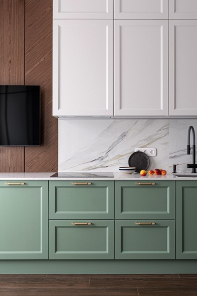 Кухня-гостиная, спальня и гардеробная-спортзал: квартира 52 кв. м, из которой выжали максимум