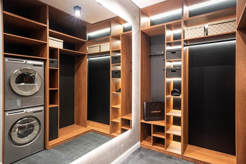 Кухня-гостиная, спальня и гардеробная-спортзал: квартира 52 кв. м, из которой выжали максимум