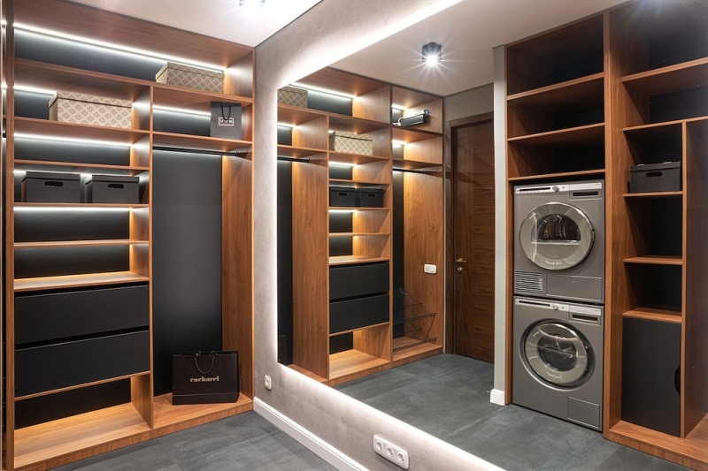 Кухня-гостиная, спальня и гардеробная-спортзал: квартира 52 кв. м, из которой выжали максимум