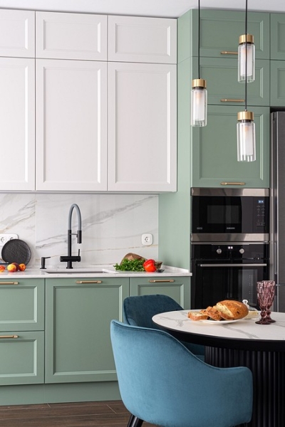 Кухня-гостиная, спальня и гардеробная-спортзал: квартира 52 кв. м, из которой выжали максимум