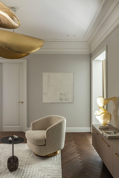 Квартира 104 м² на Плющихе в стиле современная классика (с видеоэкскурсией)