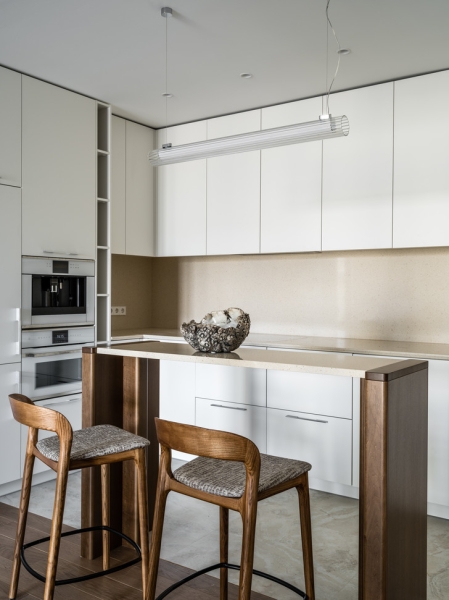 Квартира 135 м² с винтажными акцентами в Москве