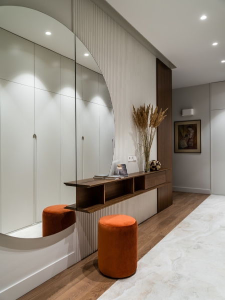 Квартира 135 м² с винтажными акцентами в Москве