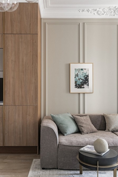 Квартира 46 кв. м, которая выглядит почти в два раза больше