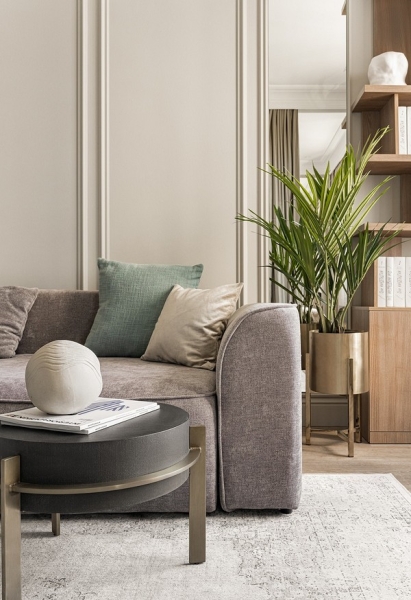 Квартира 46 кв. м, которая выглядит почти в два раза больше