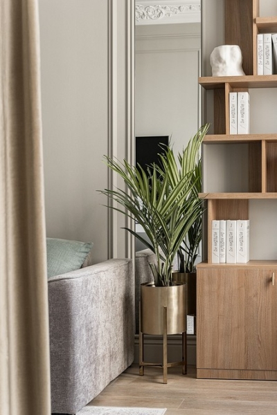 Квартира 46 кв. м, которая выглядит почти в два раза больше