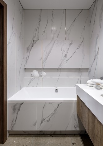 Квартира 95 м² в природной гамме в Новосибирске