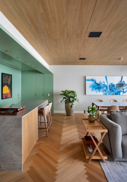 Квартира в Рио-де-Жанейро, где снесли почти все стены