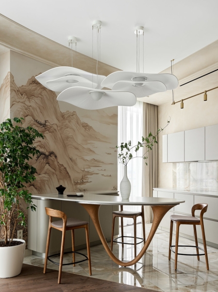 Лаконичная квартира с восточными мотивами в Москве