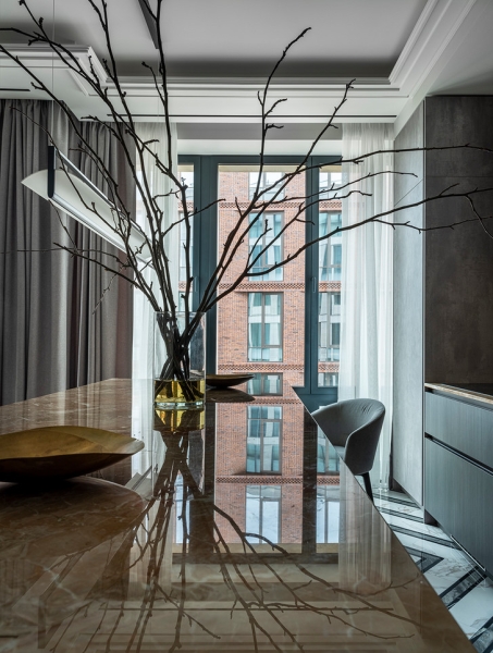 Московская квартира 120 м² с европейским шиком