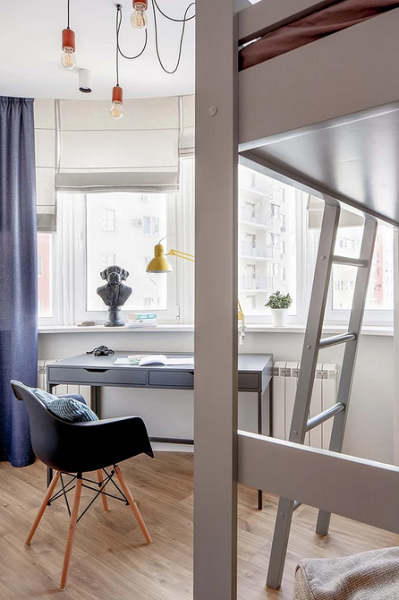 Рабочая зона у окна: советы по обустройству и идеи для разных комнат (92 фото)