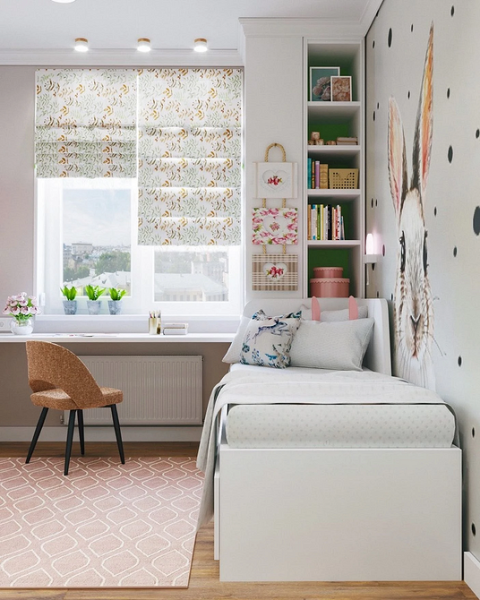 Рабочая зона у окна: советы по обустройству и идеи для разных комнат (92 фото)