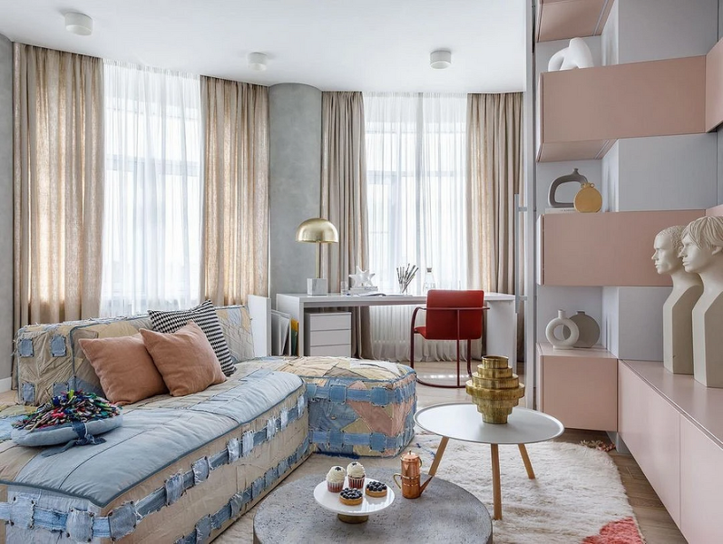 Рабочая зона у окна: советы по обустройству и идеи для разных комнат (92 фото)