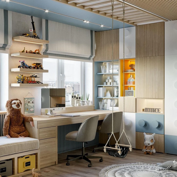 Рабочая зона у окна: советы по обустройству и идеи для разных комнат (92 фото)