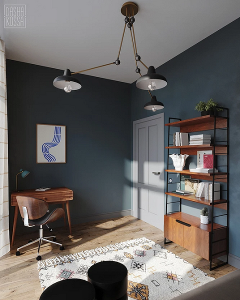 Рабочая зона у окна: советы по обустройству и идеи для разных комнат (92 фото)