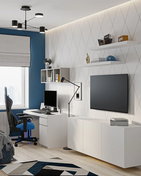 Рабочая зона у окна: советы по обустройству и идеи для разных комнат (92 фото)