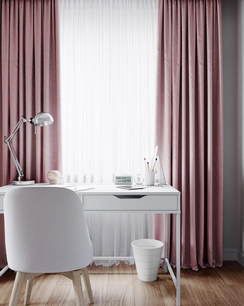 Рабочая зона у окна: советы по обустройству и идеи для разных комнат (92 фото)