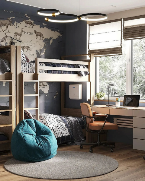 Рабочая зона у окна: советы по обустройству и идеи для разных комнат (92 фото)