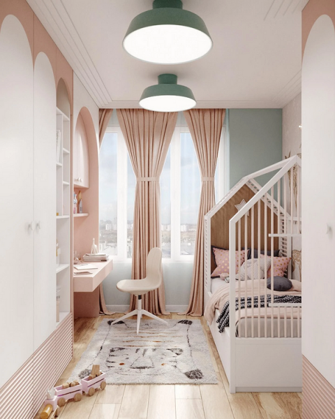 Рабочая зона у окна: советы по обустройству и идеи для разных комнат (92 фото)