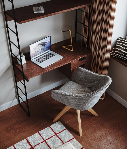 Рабочая зона у окна: советы по обустройству и идеи для разных комнат (92 фото)