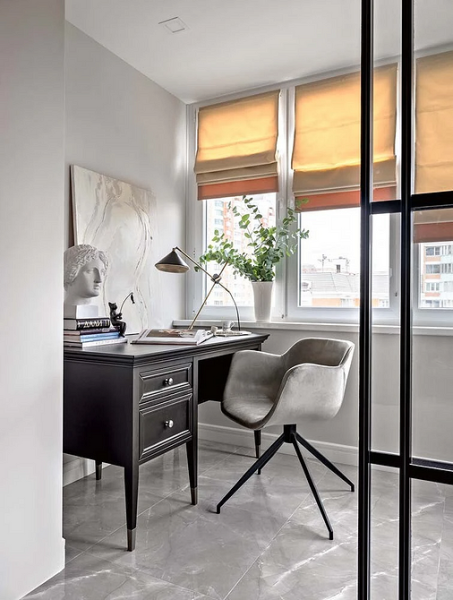 Рабочая зона у окна: советы по обустройству и идеи для разных комнат (92 фото)