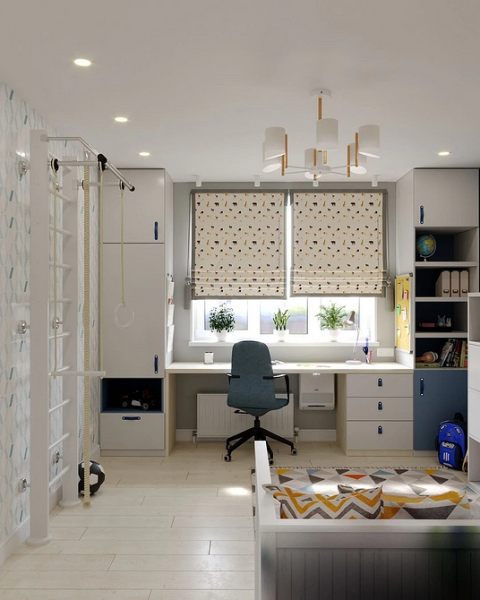 Рабочая зона у окна: советы по обустройству и идеи для разных комнат (92 фото)