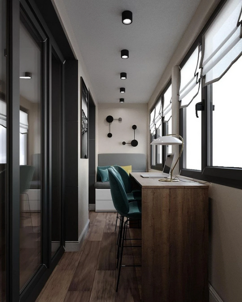 Рабочая зона у окна: советы по обустройству и идеи для разных комнат (92 фото)