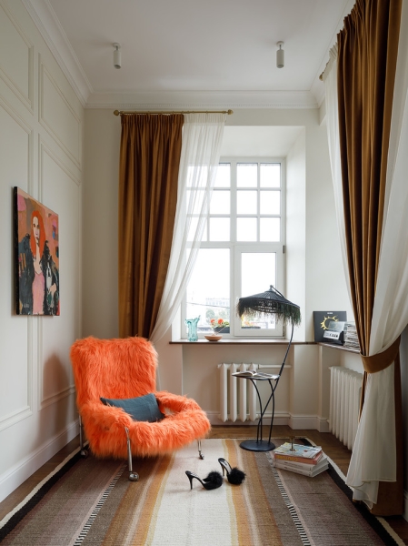 «Ребро Адама»: квартира в доме начала XX века 95 м²