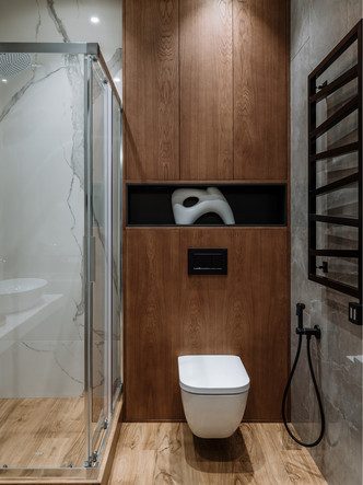 Сила контраста: строгая мужская квартира 112 м&sup2;