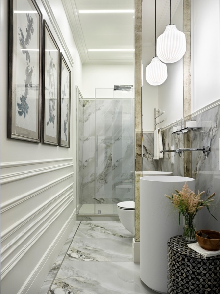 Современная классика: светлая квартира 100 м² в Москве