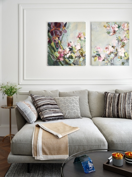 Современная классика: светлая квартира 100 м² в Москве