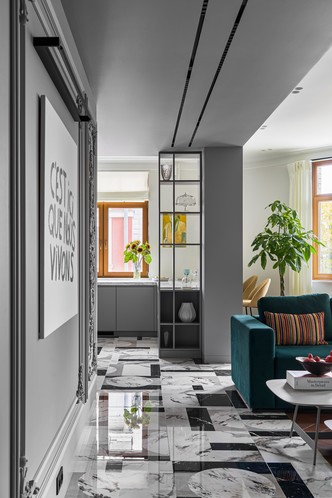 Современная квартира 130 м&sup2; в центре Петроградки