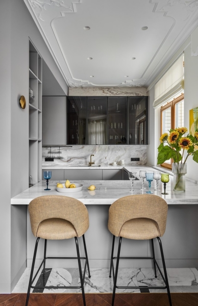 Современная квартира 130 м&sup2; в центре Петроградки