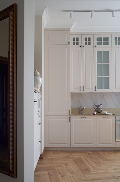 Светлая квартира 57 кв. м в стиле традиционной классики