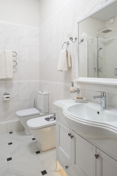 Светлая квартира 57 кв. м в стиле традиционной классики