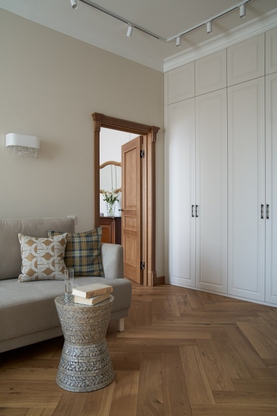 Светлая квартира 57 кв. м в стиле традиционной классики