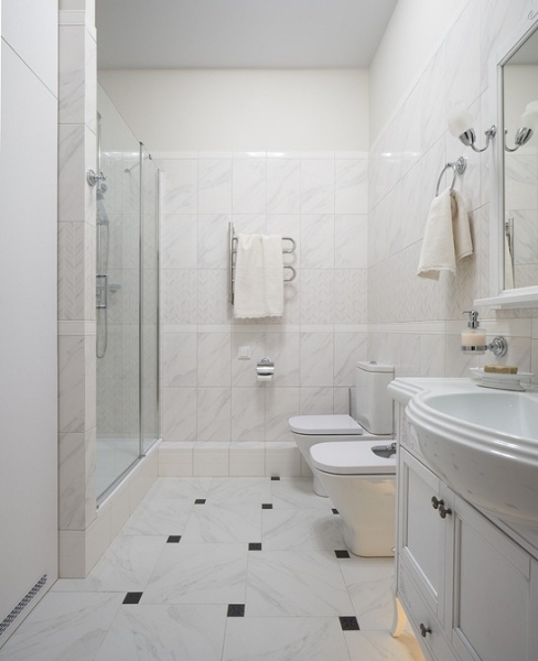 Светлая квартира 57 кв. м в стиле традиционной классики