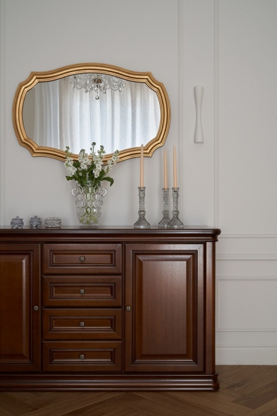 Светлая квартира 57 кв. м в стиле традиционной классики